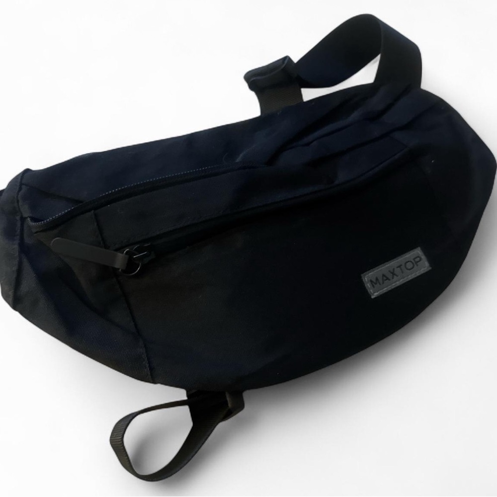 MAXTOP Large Crossbody Fanny Pack with 4-Zipper  NEW
